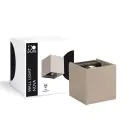 D'Lite Wandleuchte Nova Beige Up & Down 4.9W 480lm - 830 Warmweiß | IP54 - Verstellbarer Abstrahlwinkel